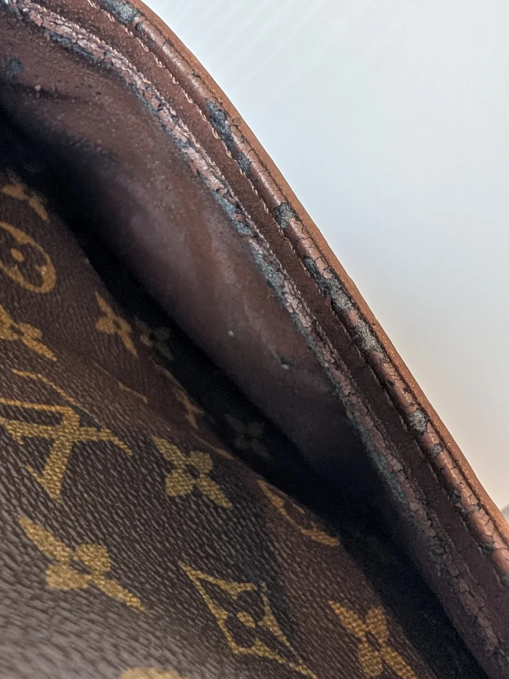 Louis Vuitton Blois Brown Monogram Crossbody Bag